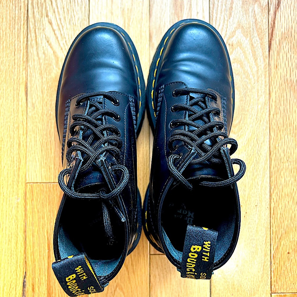 Doc Martens Cushion Sole Platform Combat Boots
